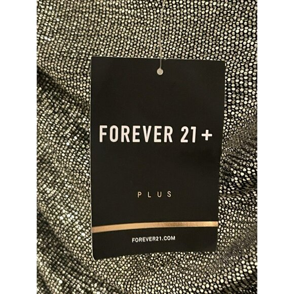 NWT Forever 21 Plus Lined Dress Size 3X Gold Sequin Adjustable Strap Party - Picture 5 of 8